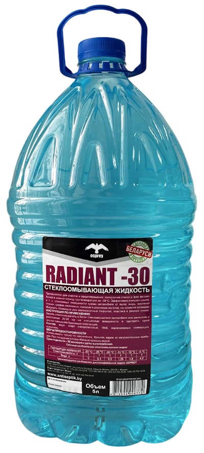 Стеклоомывающая жидкость RADIANT -30 5л  