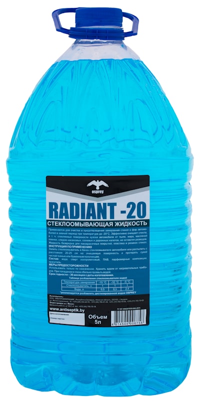 Стеклоомывающая жидкость RADIANT -20  