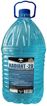 Стеклоомывающая жидкость RADIANT -20 5л